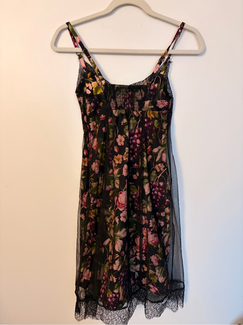 Anthropologie Maeve Floral Fruit Mesh Slip Dress - XXS - Picture 15 of 16